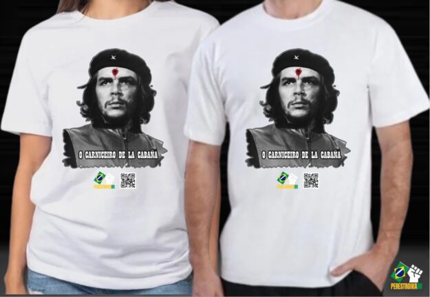 Che Guevara - Camisa Unissex - Cor: branca / preta / Vermelha - Imagem 4