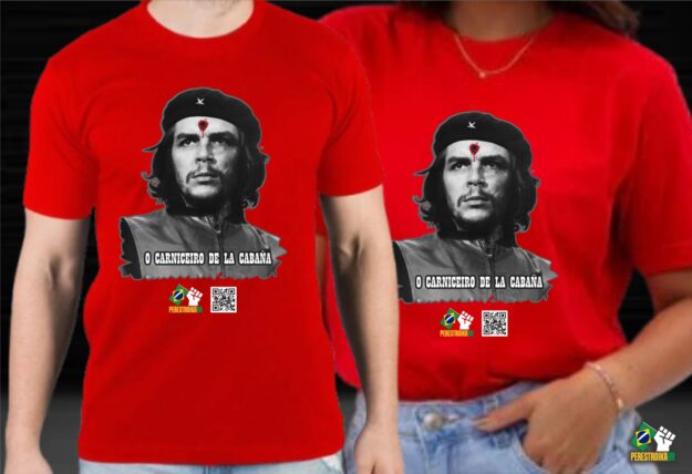 Che Guevara - Camisa Unissex - Cor: branca / preta / Vermelha - Imagem 3